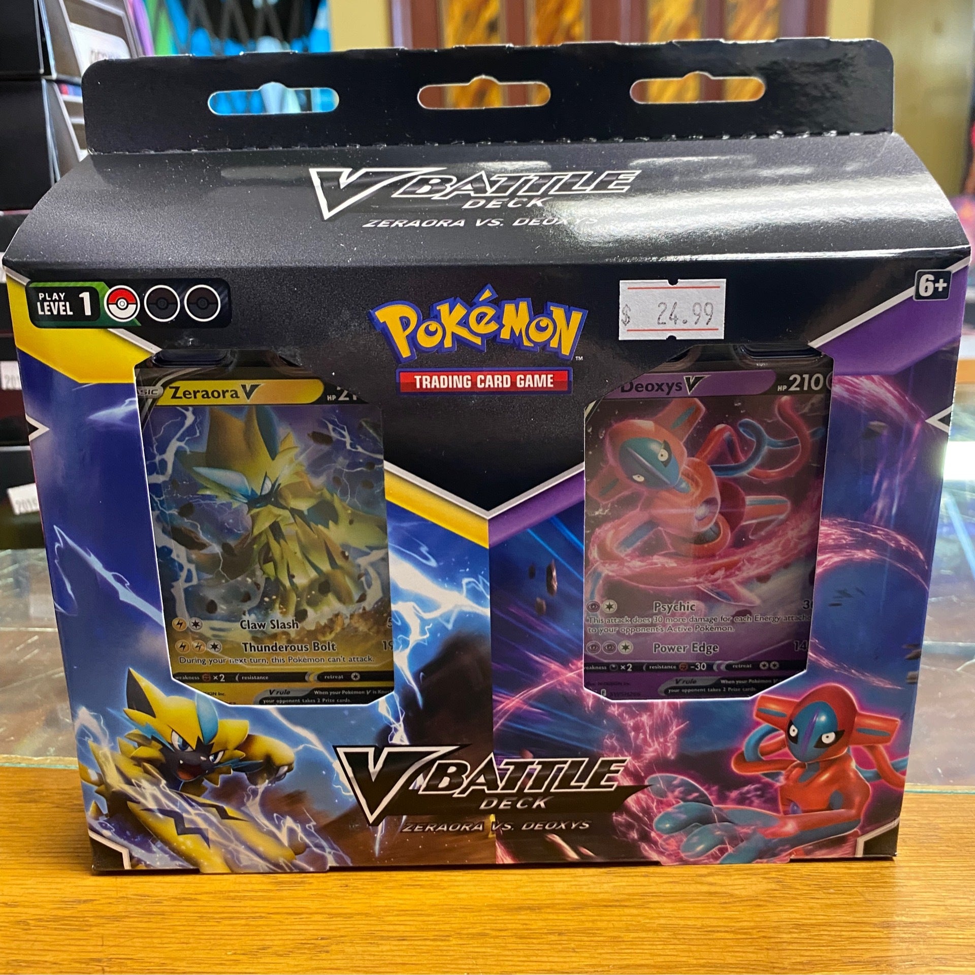 Pokemon TCG V Battle Deck Zeraora vs Deoxys